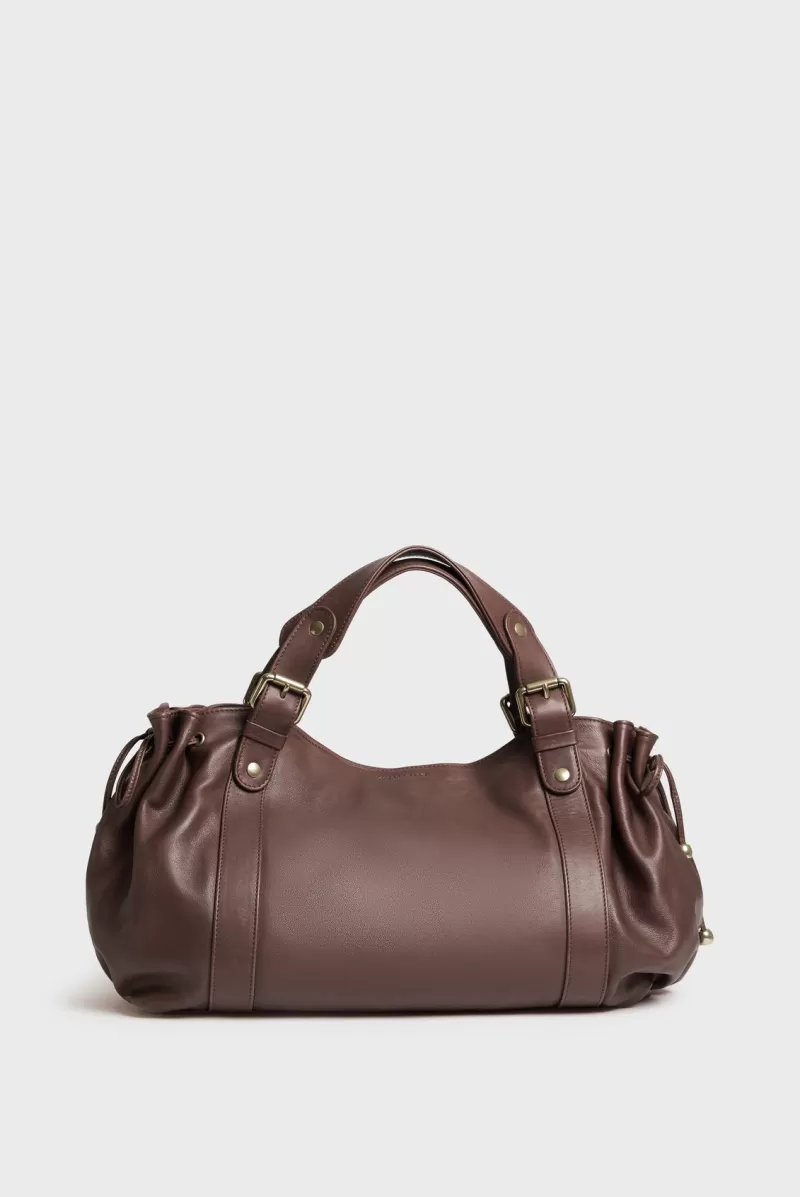 Handbag in calf leather - 24H | Gerard Darel Online