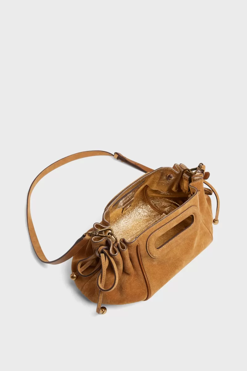 MINI DANY women's mini suede leather bag | | Gerard Darel Discount