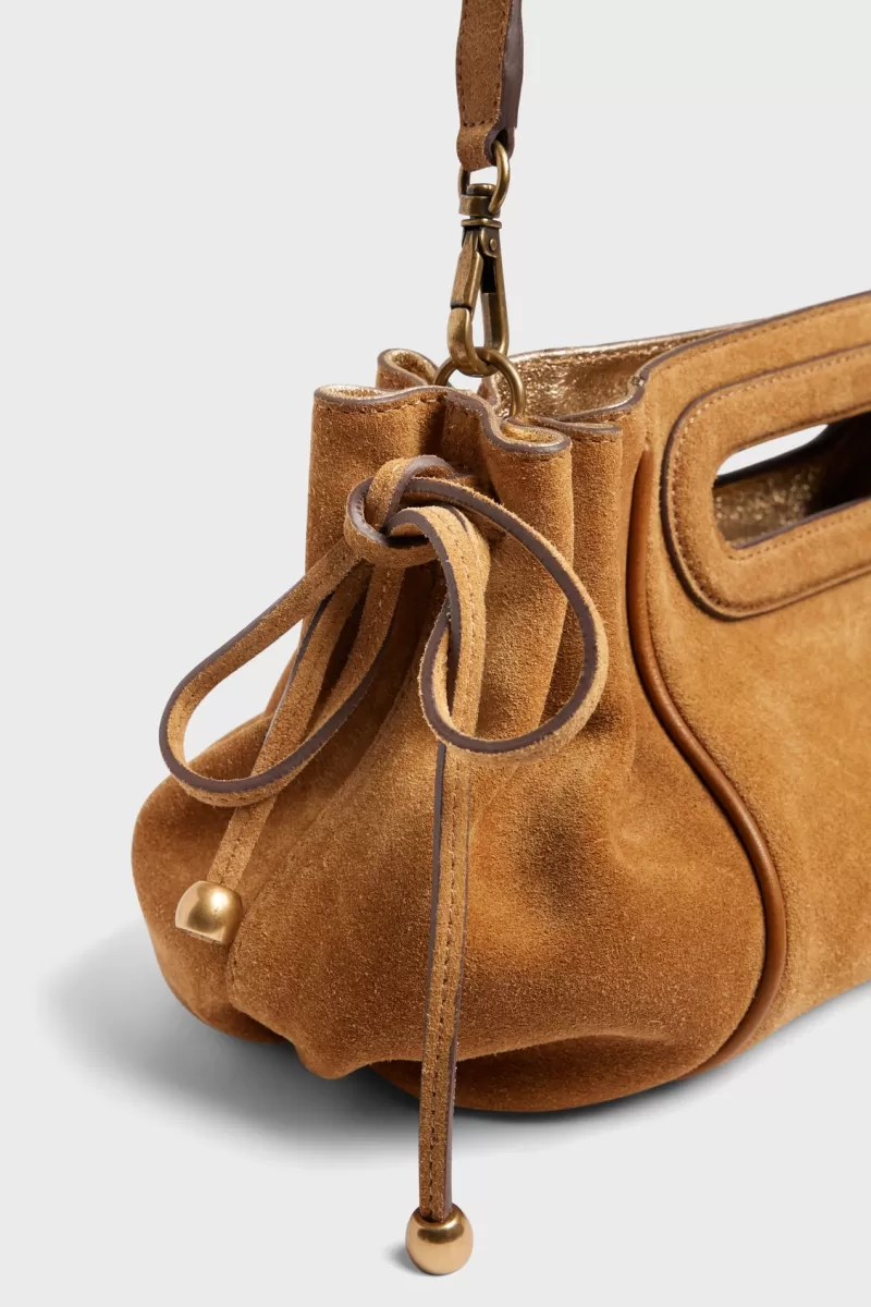 MINI DANY women's mini suede leather bag | | Gerard Darel Discount