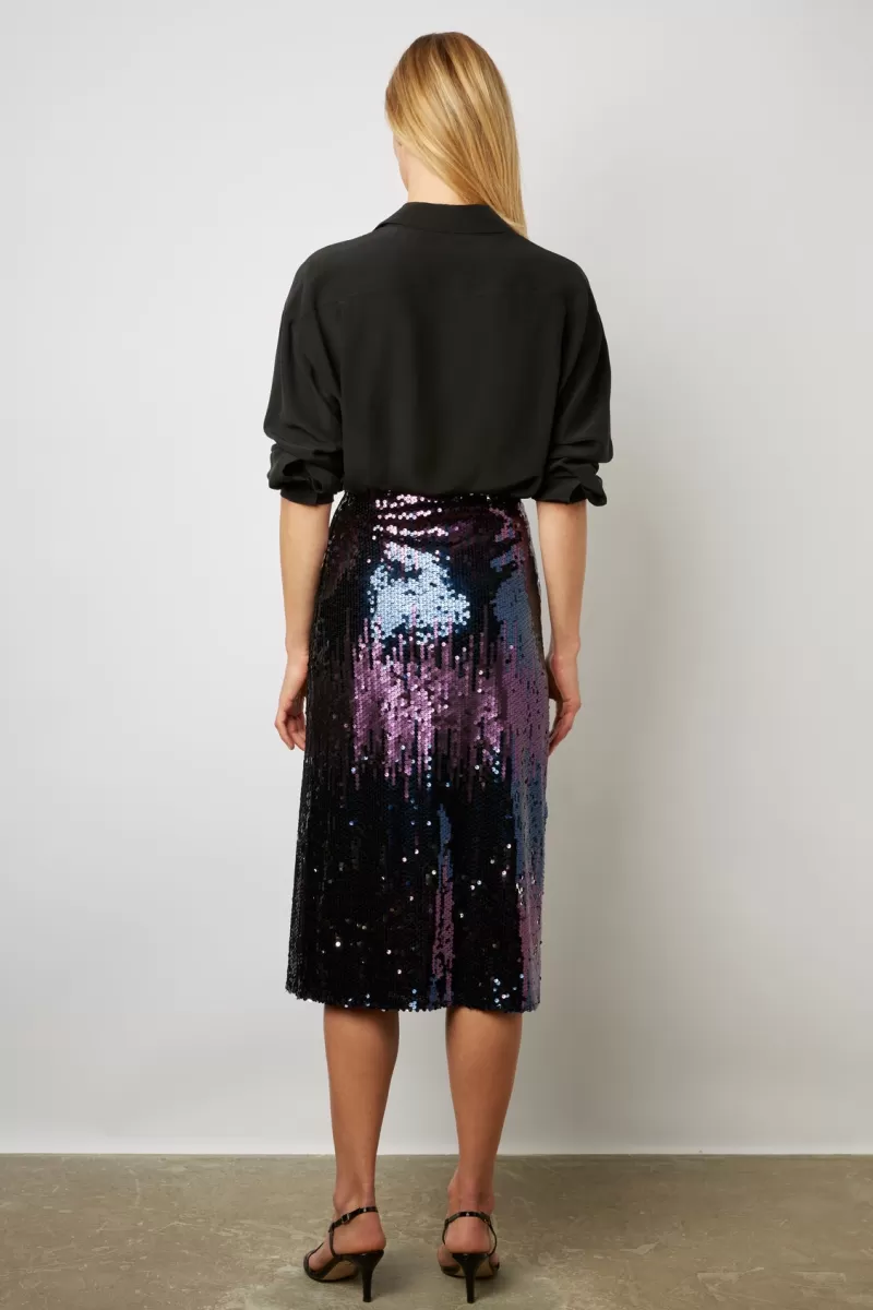 Multi-colored sequin straight skirt - BELLINDA | Gerard Darel Best Sale