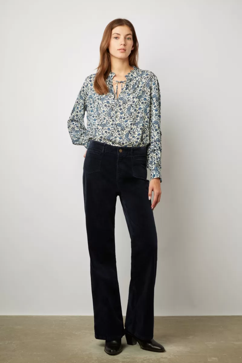 Needlecord flared pants - ELVY | Gerard Darel Flash Sale