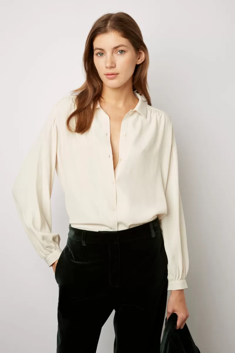 Plain soft blouse - COLOMBE | Gerard Darel Best Sale