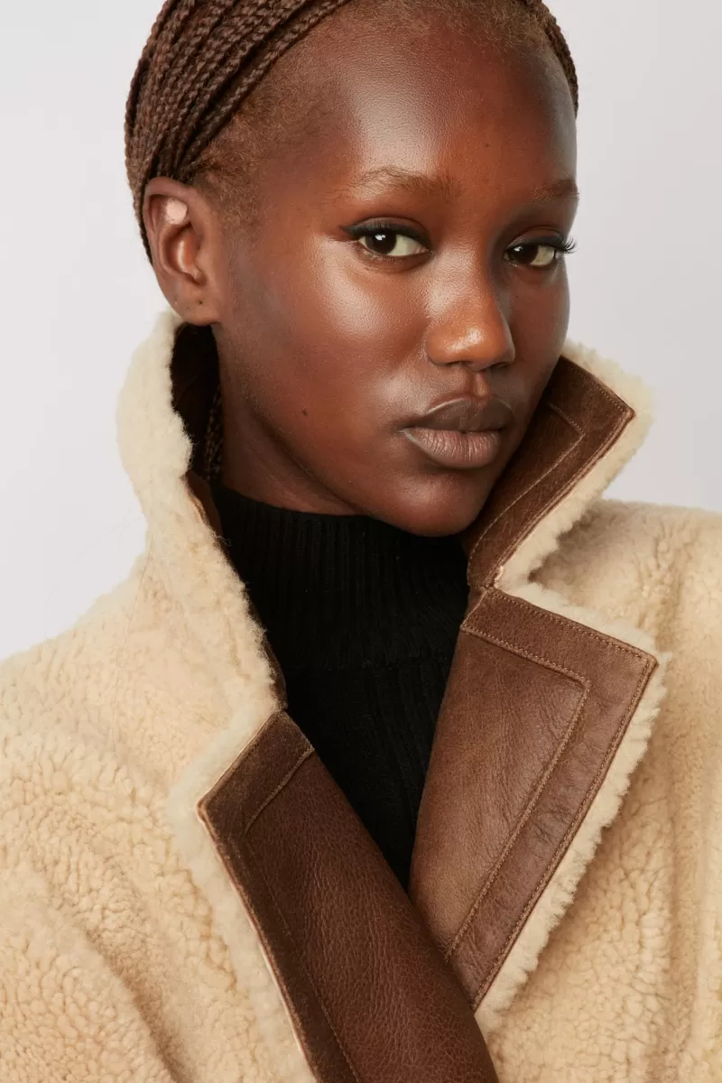 Vintage shearling coat - MALISSIA | Gerard Darel Online