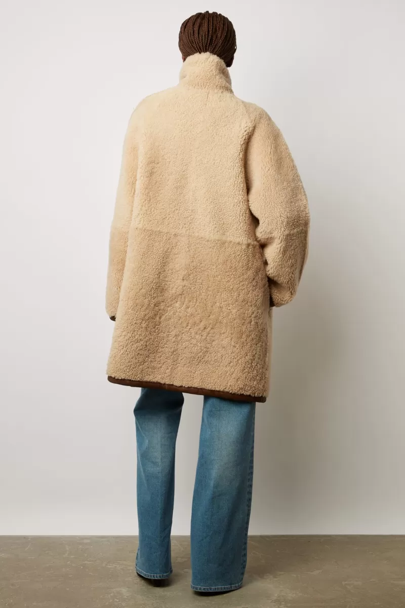 Vintage shearling coat - MALISSIA | Gerard Darel Online